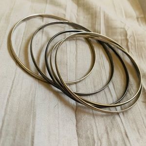 Gunmetal Bangle Set